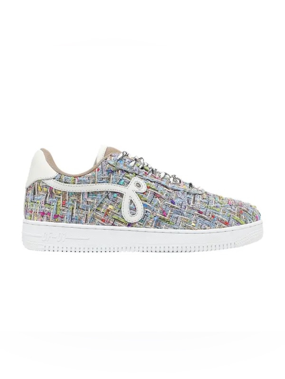 John Geiger GF-01 sneakers in the Multi-Color Tweed